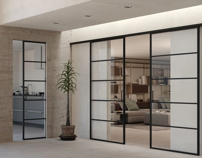 Porta per interni scorrevole Factory T5 di Foa