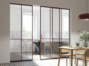 Porta per interni scorrevole Factory TV2 di Foa