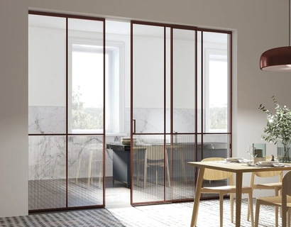 Porta per interni scorrevole Factory TV2 di Foa