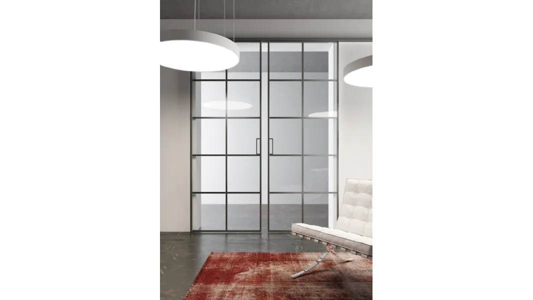 Porta per interni scorrevole Factory TV5 di Foa