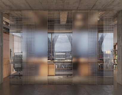 Porta per interni scorrevole Space Graphics di Foa