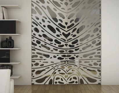 Porta per interni scorrevole Sinthesy Light Bobler di Foa