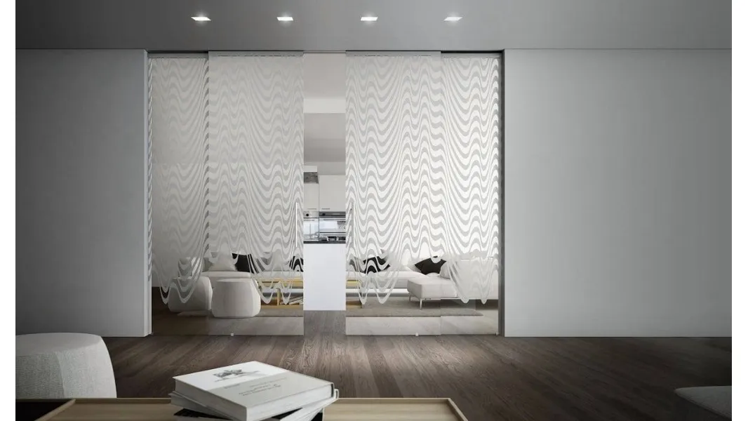 Porta per interni scorrevole Sinthesy Light Drip di Foa