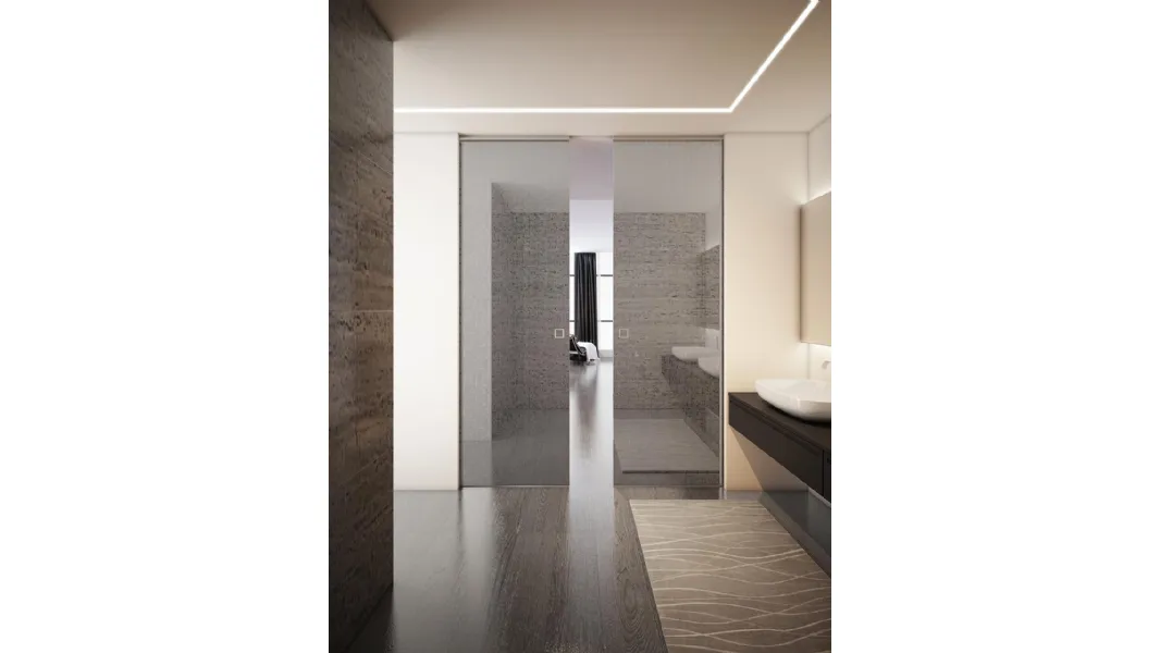 Porta per interni scorrevole Sinthesy Light Macramè di Foa