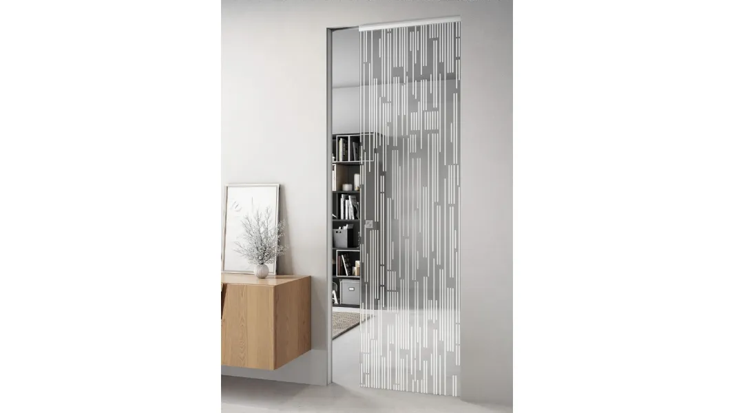 Porta per interni scorrevole Sinthesy Light Matrix di Foa
