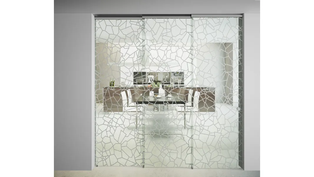 Porta per interni scorrevole Sinthesy Light Petra di Foa