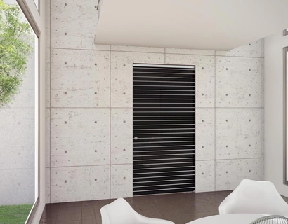 Porta per interni scorrevole Sinthesy Light Righe di Foa