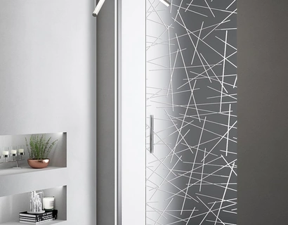 Porta per interni scorrevole Sinthesy Light Shangai di Foa