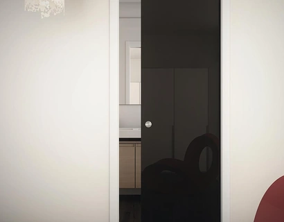 Porta per interni scorrevole Sinthesy Light Song Nero di Foa