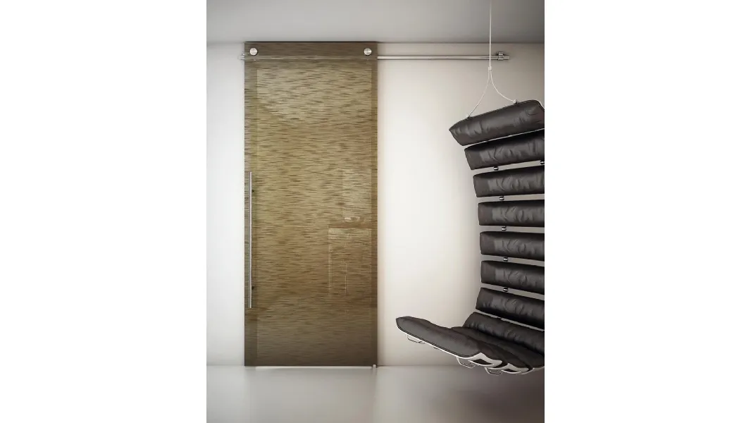 Porta per interni scorrevole Tekno Due Folk Terra di Foa