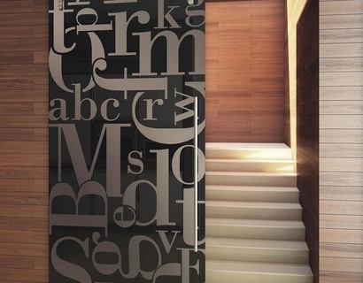 Porta per interni scorrevole Tekno Uno Littera di Foa