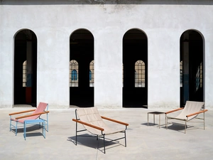 Sdraio in tessuto trapuntato Dress Code Glam di Scab Design