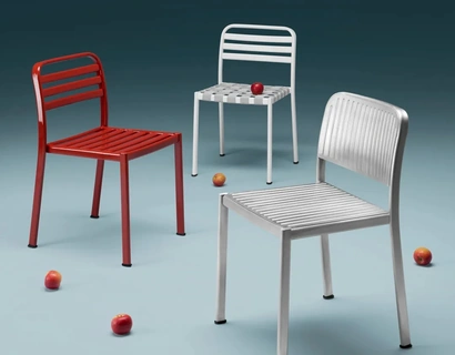 Sedia Reil in alluminio di Scab Design