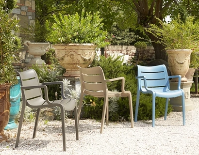 Sedia da esterno in plastica Sunset di Scab Design