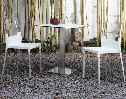 Tavolino Tiffany colonna quadrata di Scab Design