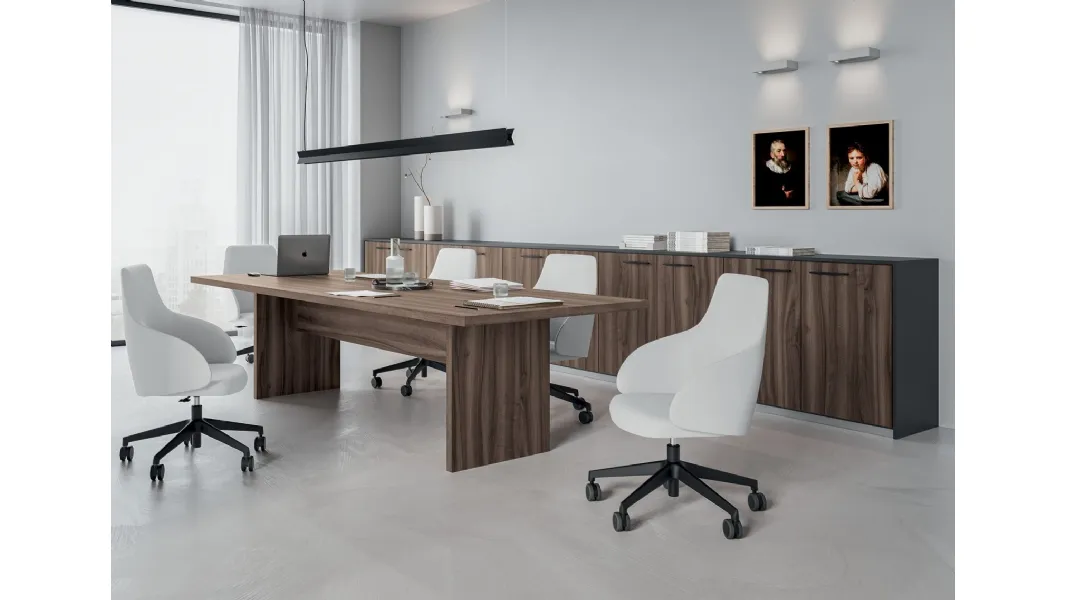 Scrivania direzionale Alfa Plus di Walco