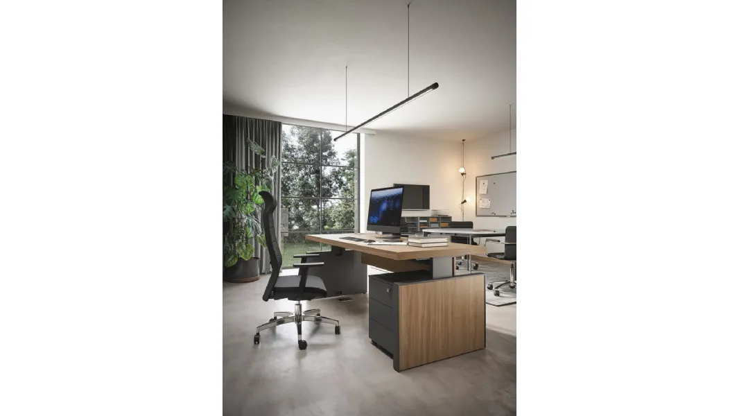 Poltrona Direzionale Montreal in tessuto di Cinquanta3