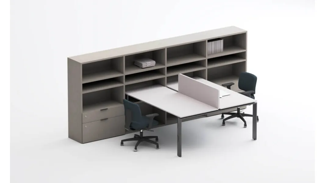 Scrivania operativa SM2574 di Zalf