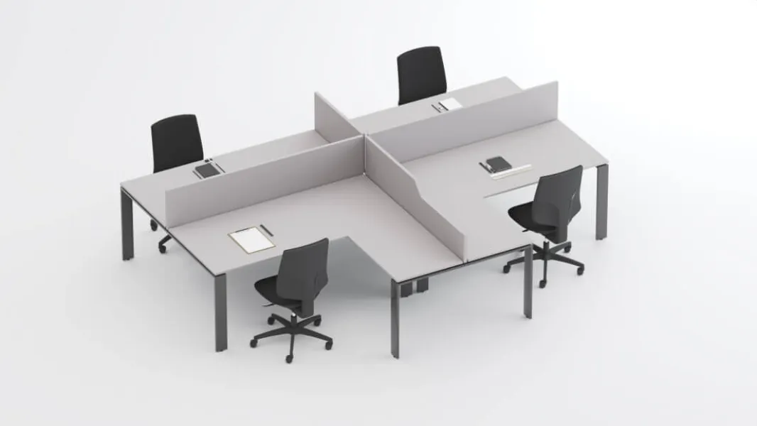 Scrivania operativa SM2575 di Zalf